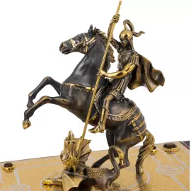 Сейф украшенный "Георгий Победоносец" большой, Златоуст