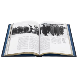 Книга в кожаном переплете "Служба внешней разведки Российской Федерации за 100 лет"