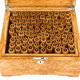 Лото подарочное из карельской березы "Русское"