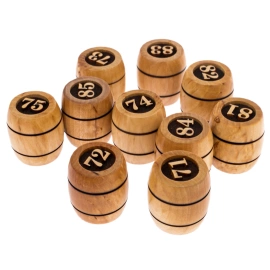 Лото подарочное из карельской березы "Русское"