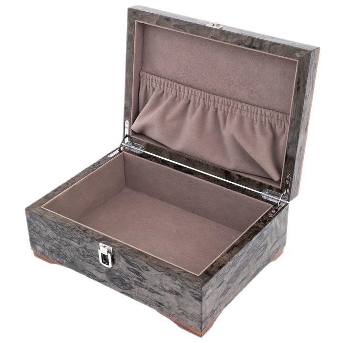 Casket made of tinted Karelian birch "Lily"