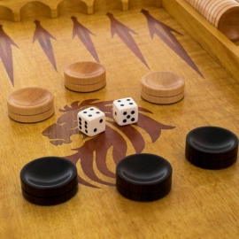 Backgammon from the "Domineering Lion" movingu array