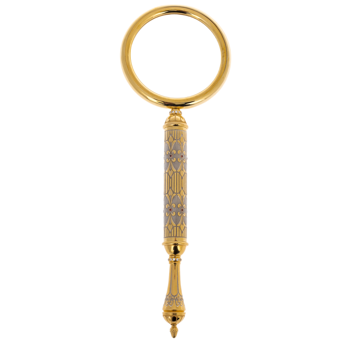 Magnifying glass decorated with "Patterns" Zlatoust