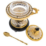 Икорница "Осетр" на подставке из долерита, Златоуст