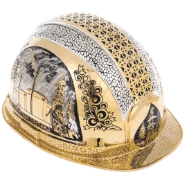 Каска сувенирная "Нефть" Златоуст