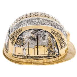 Каска сувенирная "Нефть" Златоуст