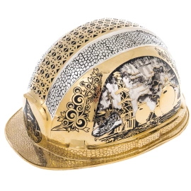 Каска сувенирная "Нефть" Златоуст