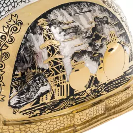 Каска сувенирная "Нефть" Златоуст