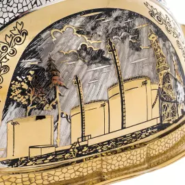 Каска сувенирная "Нефть" Златоуст