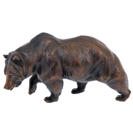 Скульптура из бронзы "Медведь"