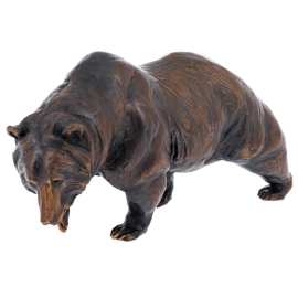 Скульптура из бронзы "Медведь"