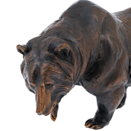 Скульптура из бронзы "Медведь"