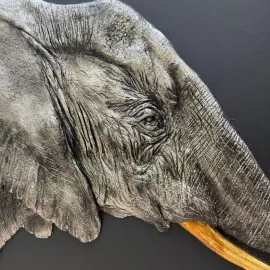 Декоративное панно "Слон"