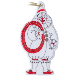 Набор фарфоровых елочных игрушек "Гранд цирк" в формате адвент-календаря, 5 шт