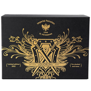 Набор фарфоровых стопок "Кворум" на 6 персон