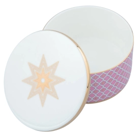 Шкатулка фарфоровая "Идиллия. Астра"