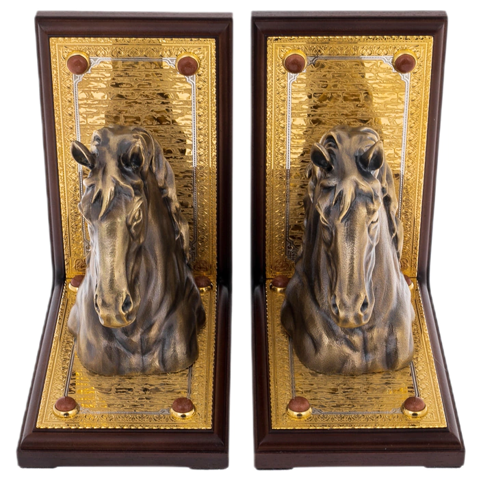 Coasters for books "Horses" Zlatoust