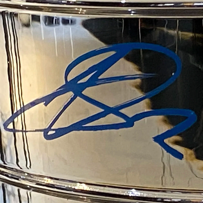 A replica of the Stanley Cup autographed by hockey player Alexander Barkov
