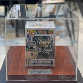 Коллекционная фигурка с автографом актера Кристофера Ллойда