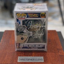 Коллекционная фигурка с автографом актера Кристофера Ллойда