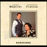 Пластинка «Barcelona» с автографом участника рок-группы Queen: Фредди Меркьюри