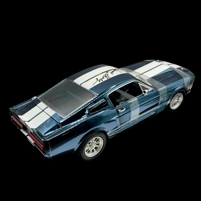 Мини-модель машины Shelby GT 500E Eleanor 1967 с автографом Кэрролла Шелби