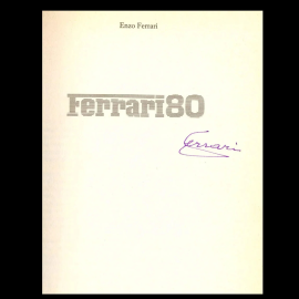 Книга с автографом Энцо Феррари