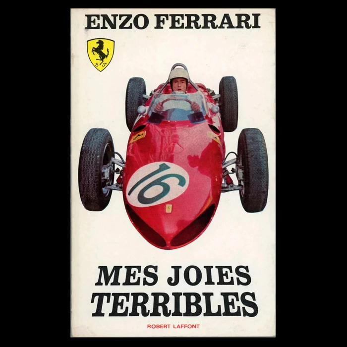Книга «Mes joies terribles» с автографом конструктора Энцо Феррари