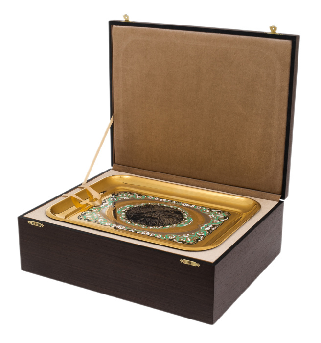 Чайный набор "Охота на уток" на 4 персоны, Златоуст