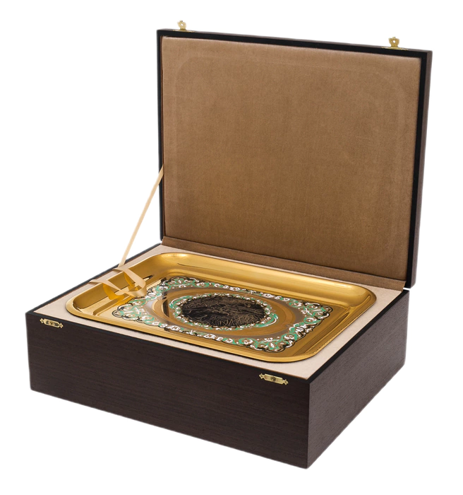 Duck Hunting tea set for 4 persons, Zlatoust