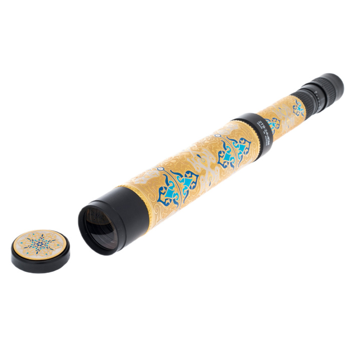 Труба подзорная "Восточный орнамент" с эмалями, Златоуст