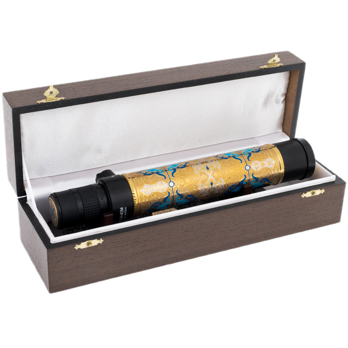 Труба подзорная "Восточный орнамент" с эмалями, Златоуст