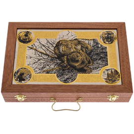 A set for cleaning weapons "Tiger and bear fight" Zlatoust