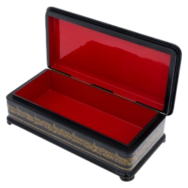 Шкатулка "Зима" Белова, Палех