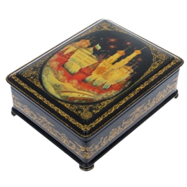 Ларец "Москва" Комяков, Палех