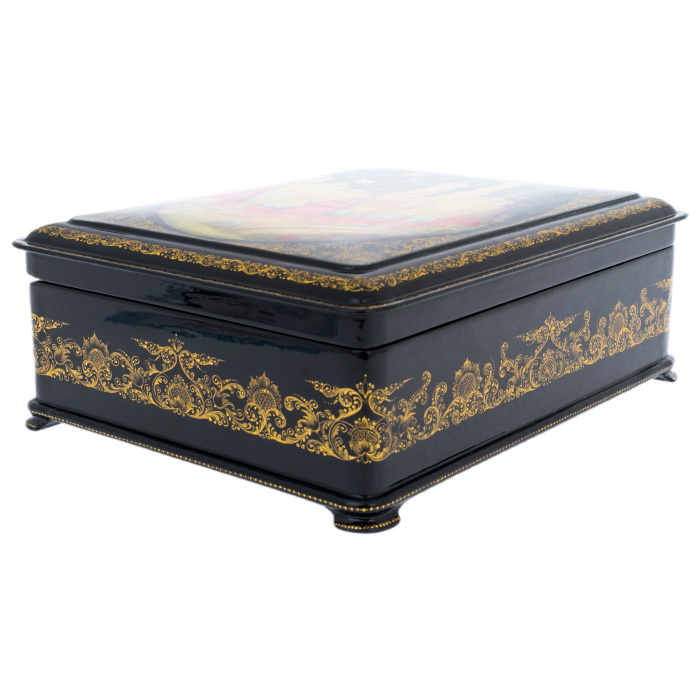 Ларец "Москва" Комяков, Палех