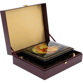 Ларец "Москва" Комяков, Палех