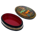 Шкатулка "Снегурочка" Максакова, Палех