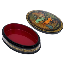 Шкатулка "Снегурочка" Максакова, Палех