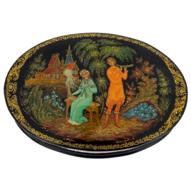 Шкатулка "Снегурочка" Максакова, Палех