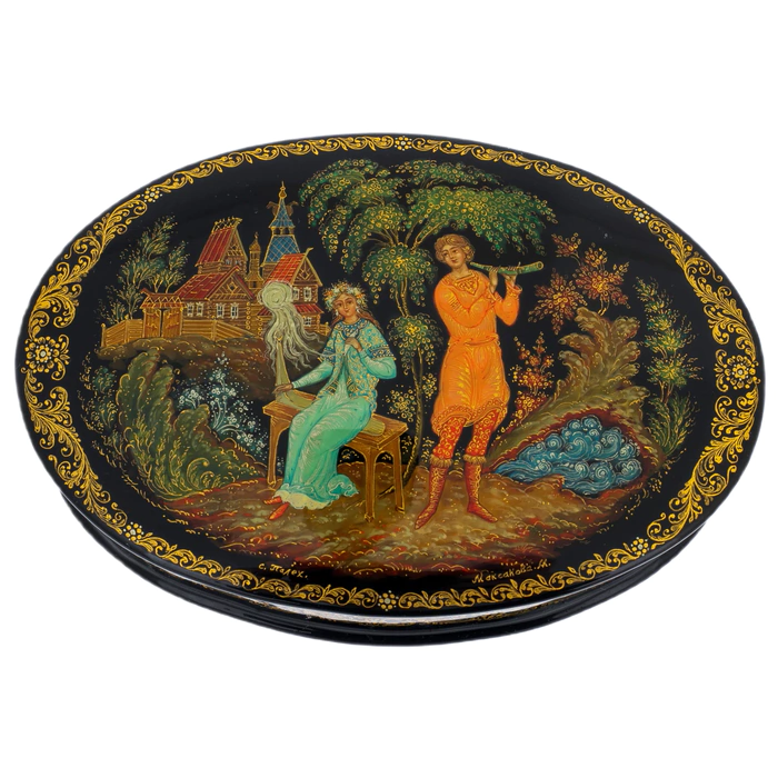 Maksakov's Snow Maiden jewelry box, Palekh
