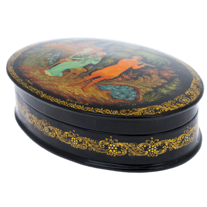 Шкатулка "Снегурочка" Максакова, Палех