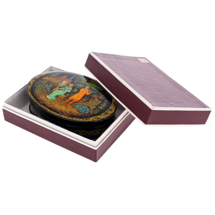 Maksakov's Snow Maiden jewelry box, Palekh
