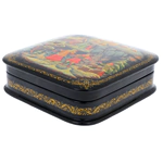 Шкатулка "Зима" Кузницова, Палех