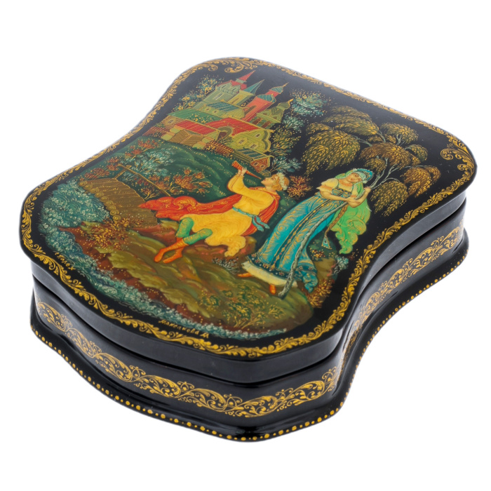 Шкатулка "Снегурочка" Максакова, Палех