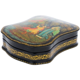 Шкатулка "Снегурочка" Максакова, Палех