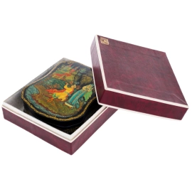 Шкатулка "Снегурочка" Максакова, Палех