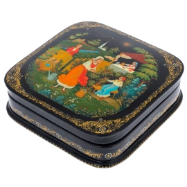 Шкатулка "Лето" Бахирева, Палех