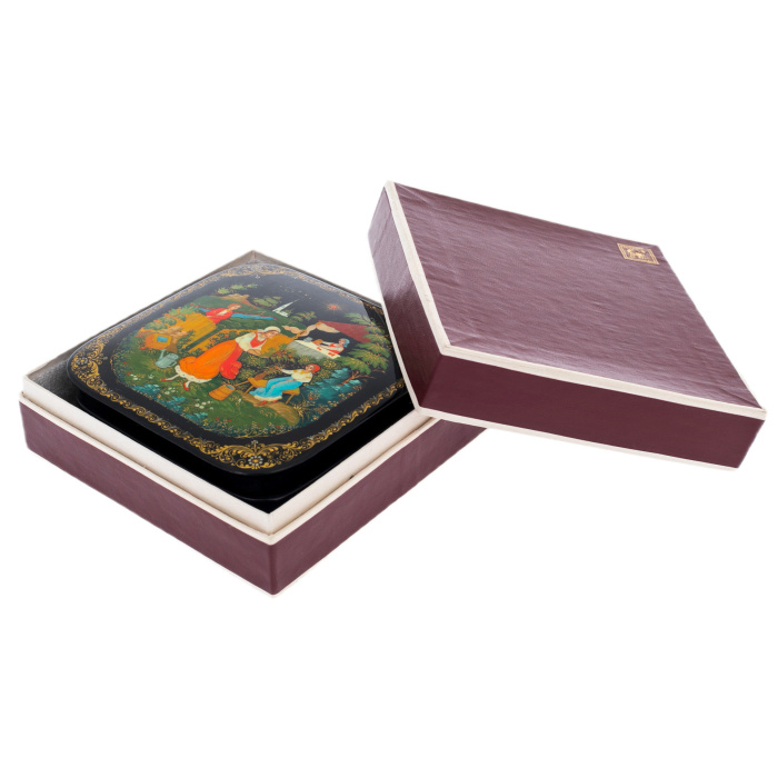Шкатулка "Лето" Бахирева, Палех