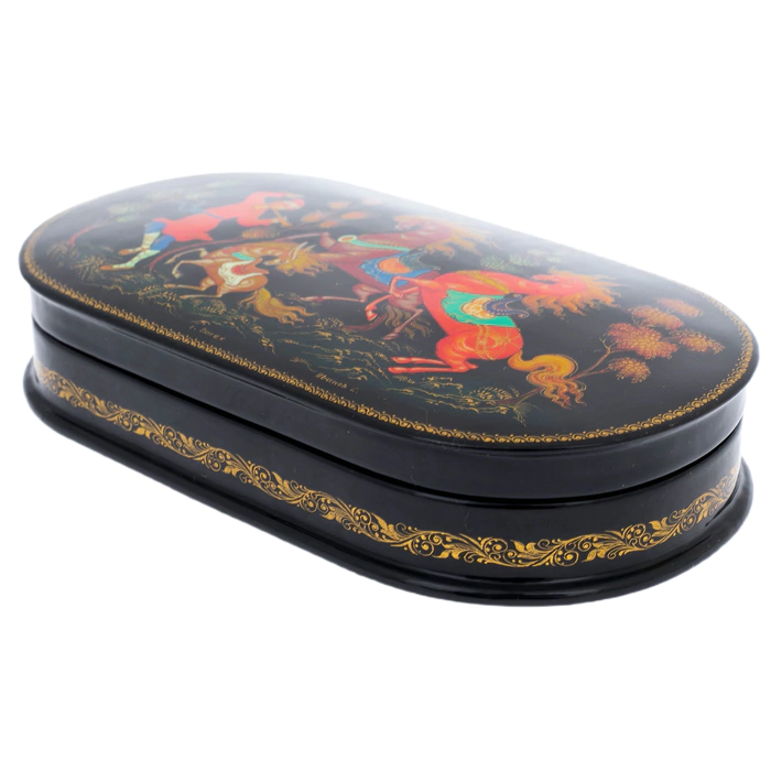 The box "The Hunchback Horse" by Ivanov, Palekh